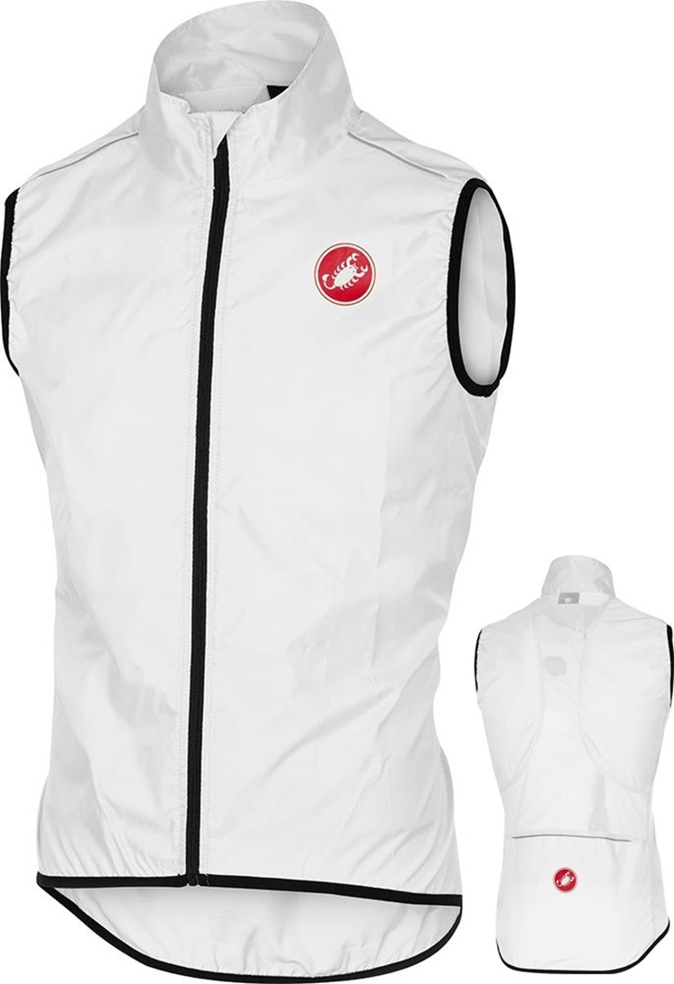 CHUBASQUERO CASTELLI SQUADRA MANGA LARGA BLANCO TALLA XL